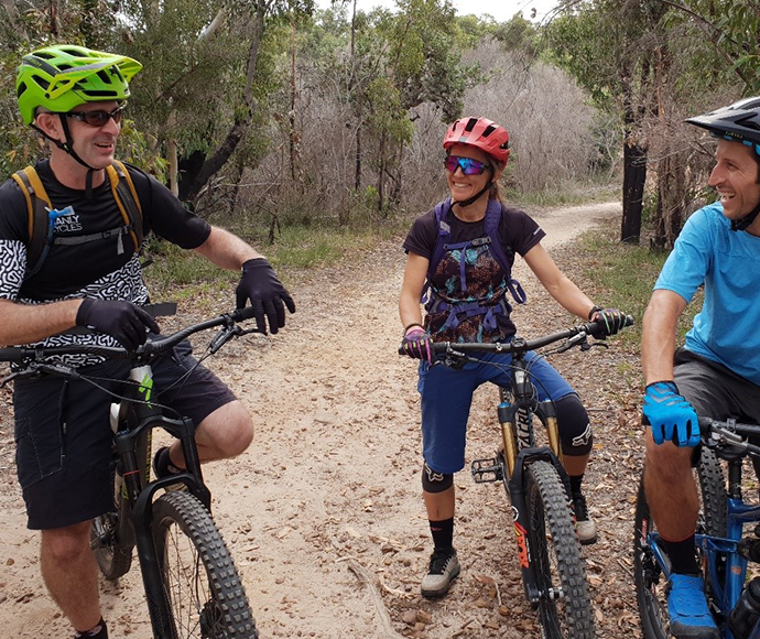 Garigal National Park mountain bike riders