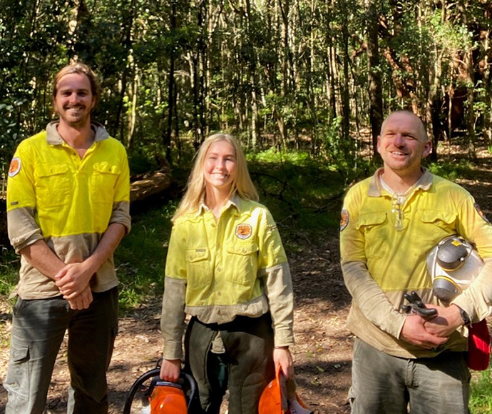 NPWS staff based in Killalea Regional Park