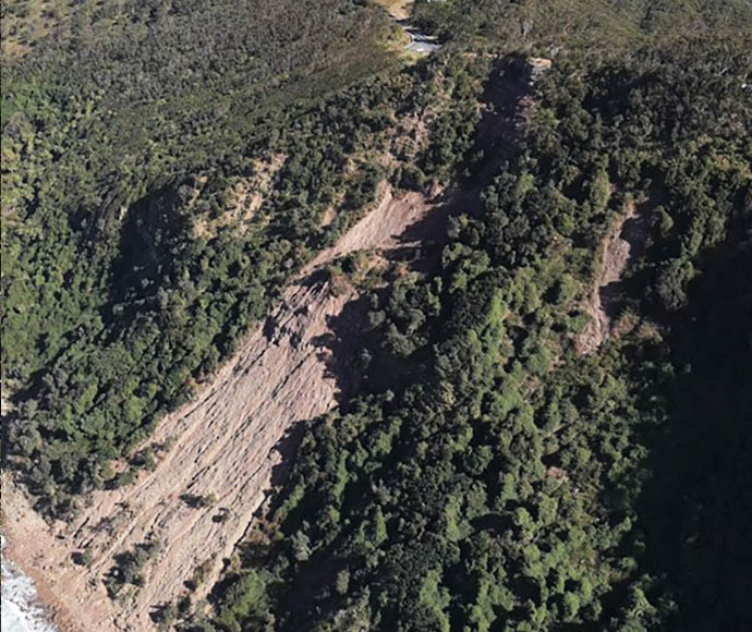 The 2022 Landslip below Otford Lookout