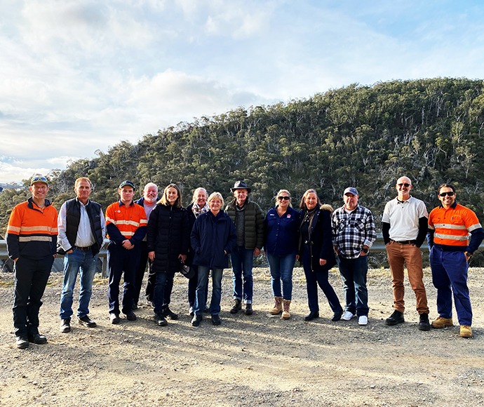 Snowy Advisory Committee field trip to Tantangara Dam